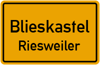 Straßenverzeichnis Blieskastel Riesweiler