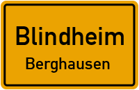 Berghausener Weg in BlindheimBerghausen