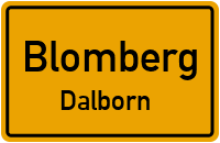 Hauptstraße in BlombergDalborn