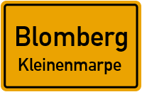 Marpestraße in BlombergKleinenmarpe