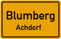 Straßenverzeichnis Blumberg Achdorf