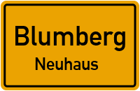 Büchleweg in BlumbergNeuhaus