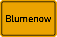 Blumenow in Brandenburg
