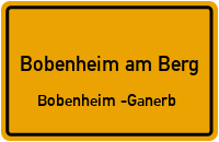 Kirchheimer Weg in Bobenheim am BergBobenheim -Ganerb