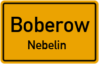 Straßen in Boberow Nebelin