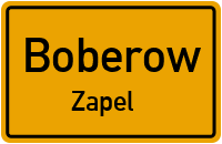 Straßen in Boberow Zapel