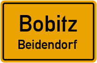 Tressower Straße in BobitzBeidendorf