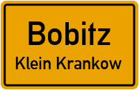 Friedrichshagener Weg in BobitzKlein Krankow