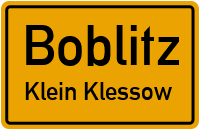 Straßen in Boblitz Klein Klessow