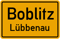 Straßen in Boblitz Lübbenau