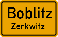 Straßen in Boblitz Zerkwitz