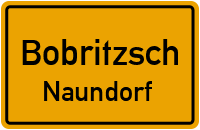 Straßen in Bobritzsch Naundorf