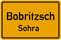 Straßen in Bobritzsch Sohra