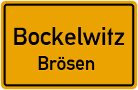 Straßen in Bockelwitz Brösen