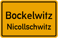 Straßen in Bockelwitz Nicollschwitz