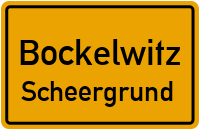 Straßen in Bockelwitz Scheergrund