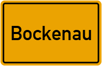 Ortsschild von Gemeinde Bockenau in Rheinland-Pfalz