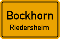 Riedersheim in BockhornRiedersheim