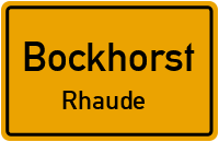 Hauptstraße in BockhorstRhaude
