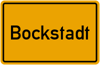 City Sign Bockstadt