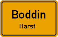 Straßen in Boddin Harst