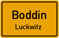 Straßen in Boddin Luckwitz