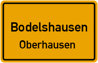 Kreuzsteinstraße in BodelshausenOberhausen