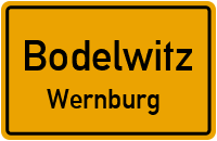 Straßen in Bodelwitz Wernburg