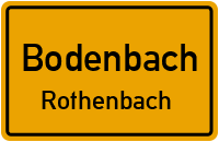 Straßen in Bodenbach Rothenbach