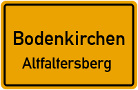 Straßen in Bodenkirchen Altfaltersberg