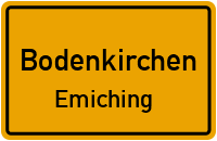 Straßen in Bodenkirchen Emiching