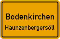Grabinger Straße in BodenkirchenHaunzenbergersöll