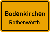 Straßen in Bodenkirchen Rothenwörth