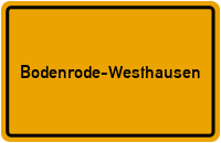 Bodenrode-Westhausen in Thüringen