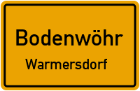 Straßen in Bodenwöhr Warmersdorf