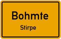 Stirper Straße in BohmteStirpe
