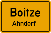 Ahndorfer Straße in BoitzeAhndorf