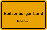 Hauptstraße in Boitzenburger LandDensow