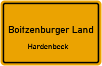 Nebenstraße in Boitzenburger LandHardenbeck
