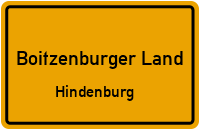 Dorfstraße in Boitzenburger LandHindenburg