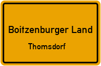 Thomsdorf in Boitzenburger LandThomsdorf