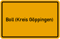 City Sign Boll (Kreis Göppingen)