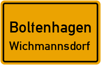 Wichmannsdorfer Straße in BoltenhagenWichmannsdorf