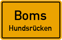 Bergweg in BomsHundsrücken