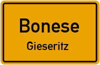 Straßen in Bonese Gieseritz
