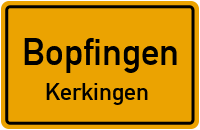 Itzlinger Straße in BopfingenKerkingen