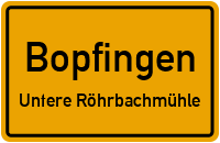 Untere Röhrbachmühle in BopfingenUntere Röhrbachmühle