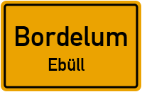 Straßenverzeichnis Bordelum Ebüll