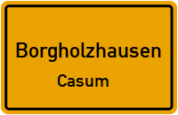 Straßenverzeichnis Borgholzhausen Casum
