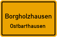 Straßenverzeichnis Borgholzhausen Ostbarthausen